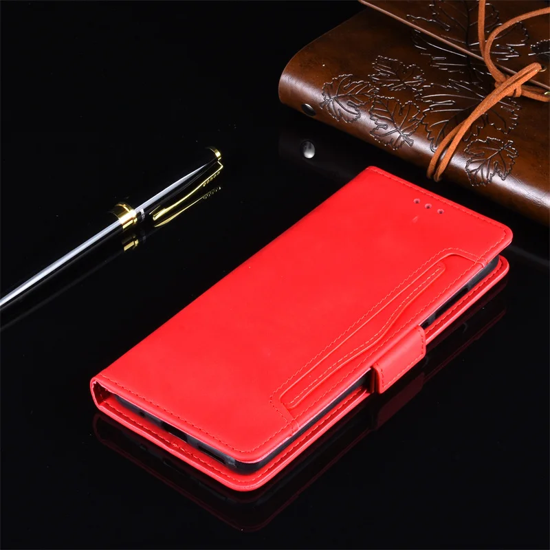 

Suitable For ZTE Red Magic 7 magnetic flip phone case leather multi-card luxury wallet holster protective cover
