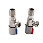 Угловые Стопорные клапаны, выключатель G12, стопорный клапан для воды для ванной, туалета, раковины, высокое качество, прочный клапан для раковины в ванной комнате