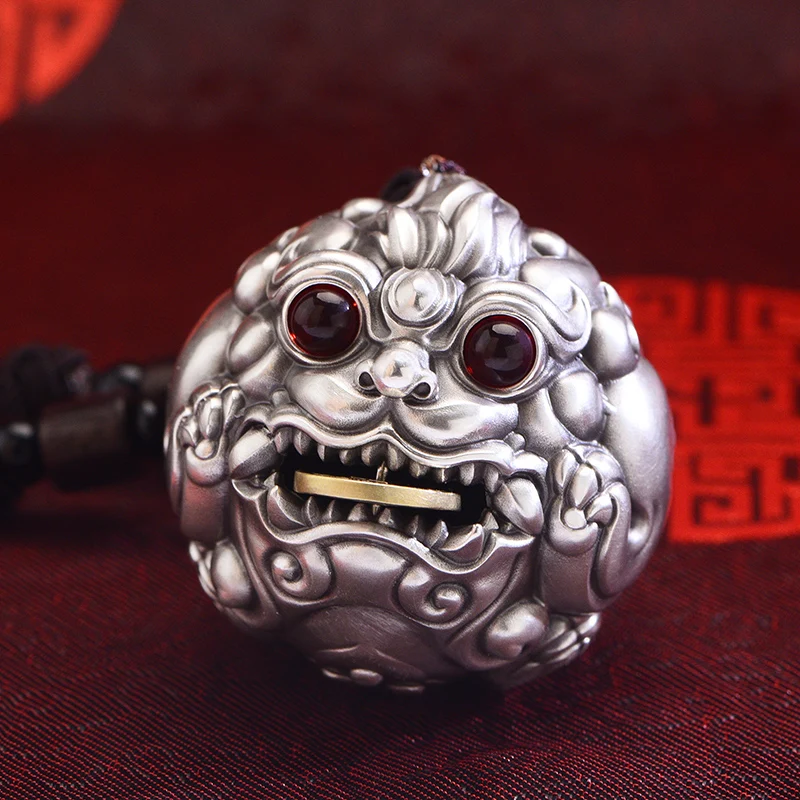 Новые креативные украшения Pixiu Play в ретро стиле серебряная подвеска властный