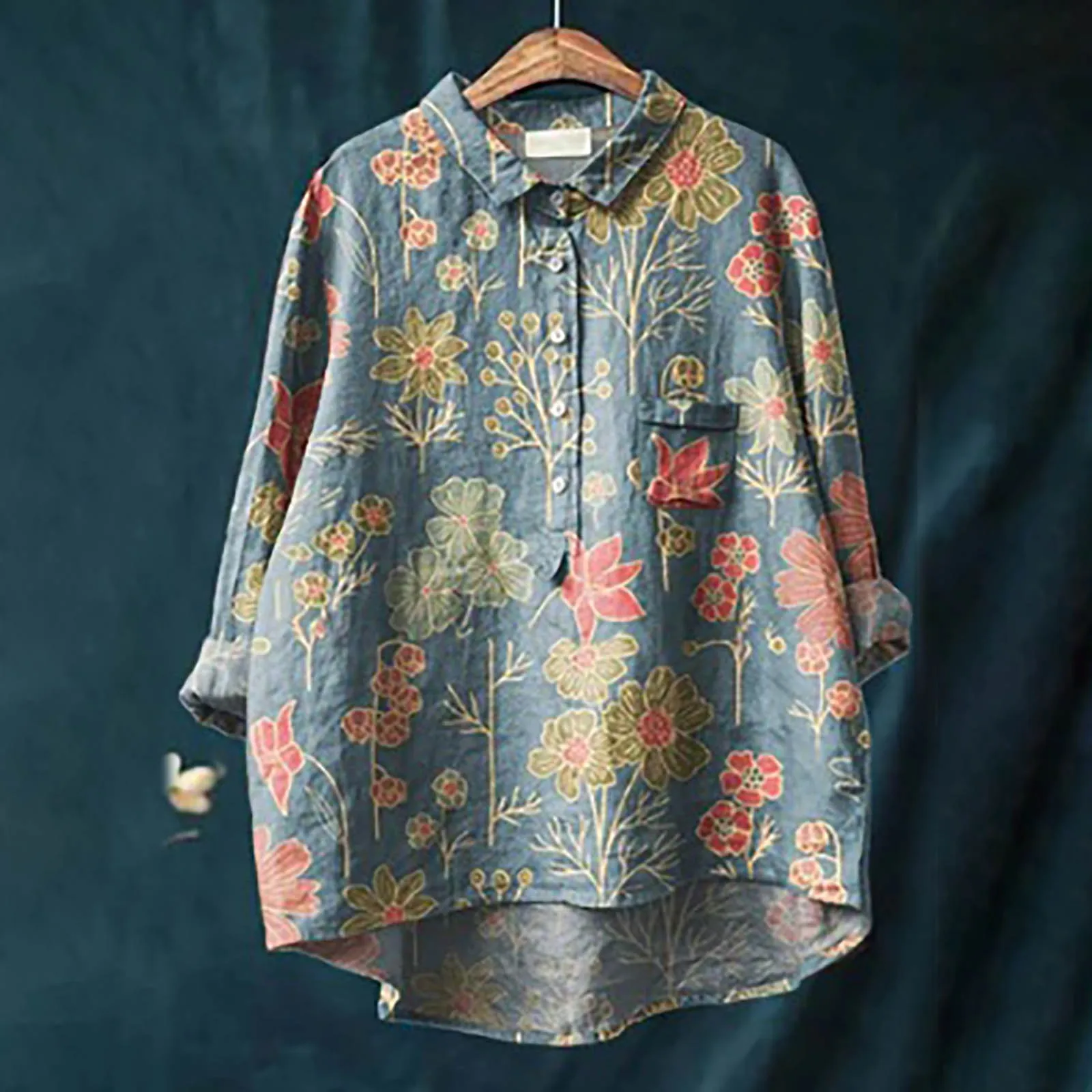 Женские хлопковые футболки с цветочным принтом укороченные блузки для женщин