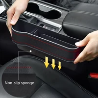 seat organizer multi function charging cord hole convenient auto seat storage box for car