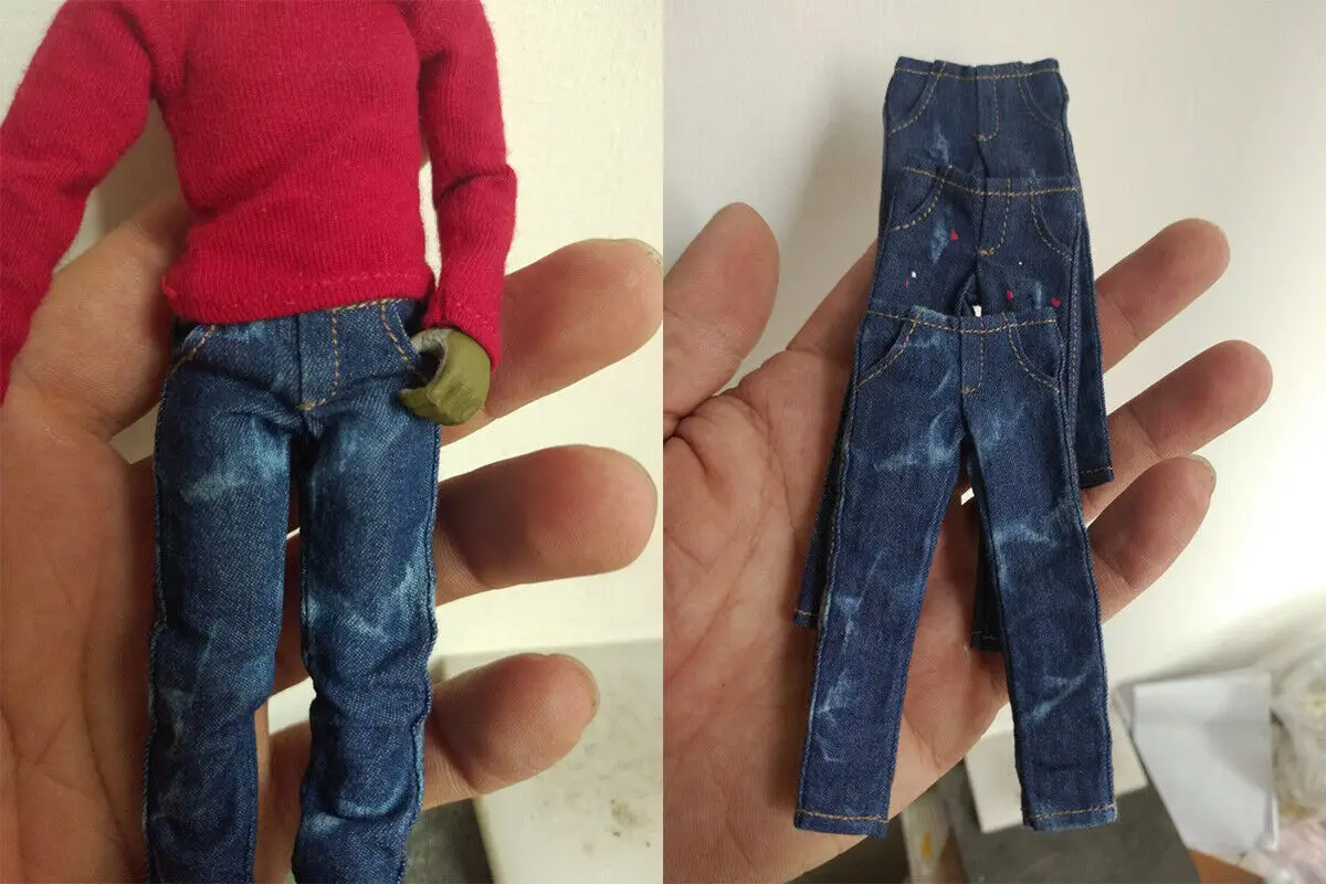 

Модели футболок и джинсов для кукол DAM SHF MEZCO 3ATOYS, модели из серии 3 1/12