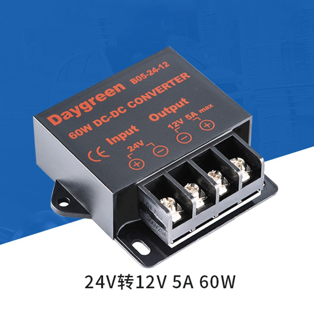 

B05-24-12 Car LED Step Down DC Converter Voltage Regulator Reducer DC 24V To 12V 5A 60W Converter Inverters Module Power Supplie