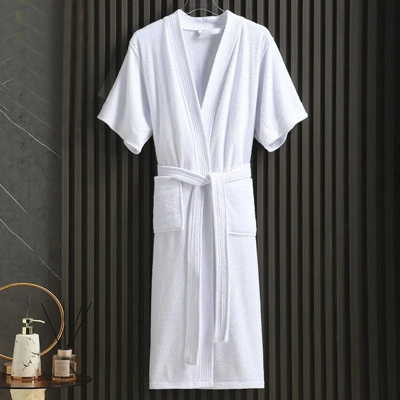 Летняя махровая одежда с коротким рукавом унисекс для влюбленных мягкая женская