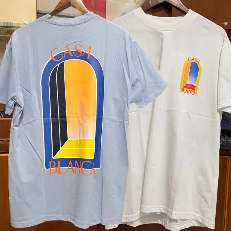 

Футболка Мужская/Женская хлопковая с коротким рукавом и надписью «Фэнтези ворота»