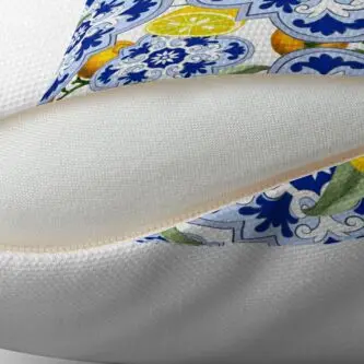 Лето цитрусовые лимонные фрукты мозаика в сицилийском стиле плитка рисунок