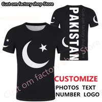 pakistan t shirt diy free custom name number pak t shirt nation flag islam arabic islamic pk pakistani arab print photo clothing