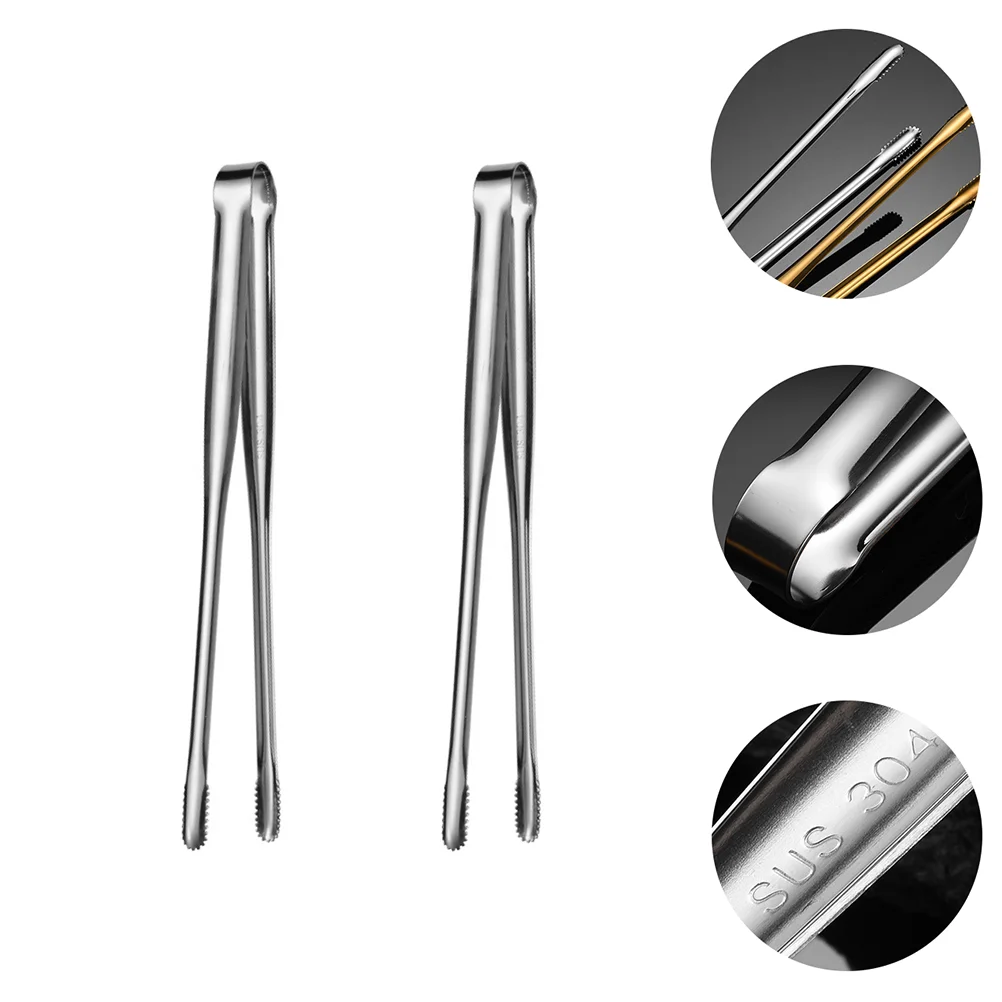 

2 Pcs Utility Tongs Korean Tongs Buffet Tong Grill Tongs Stainless Steel Barbeque Clamp Barbecue Tongs BBQ Tongs Kitchen Tong