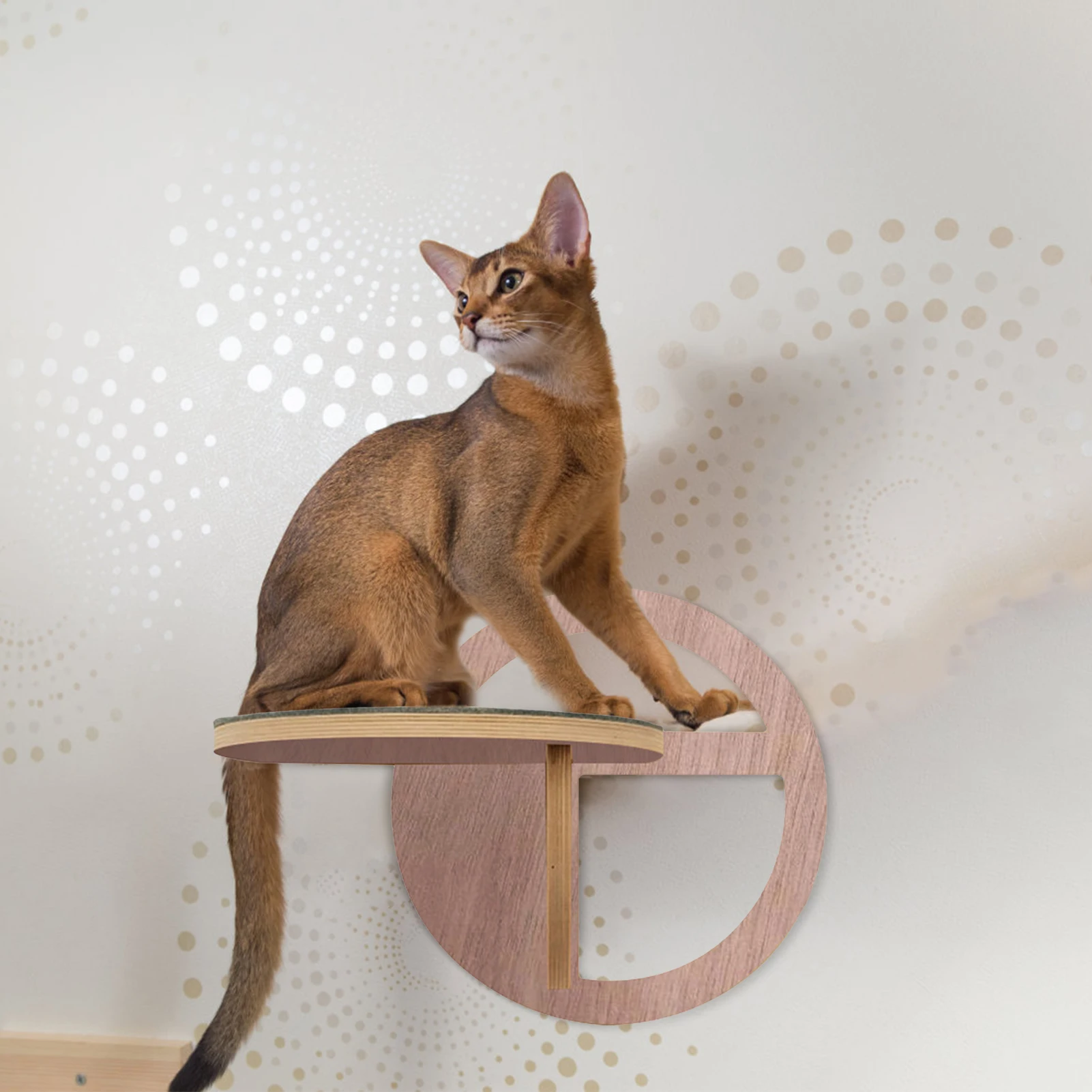 

Wall Mounted Cat ShelfCat Shelves And Perches For Wall Kitten Climbing And Jumping Board Wall Furniture For Playing Lounging
