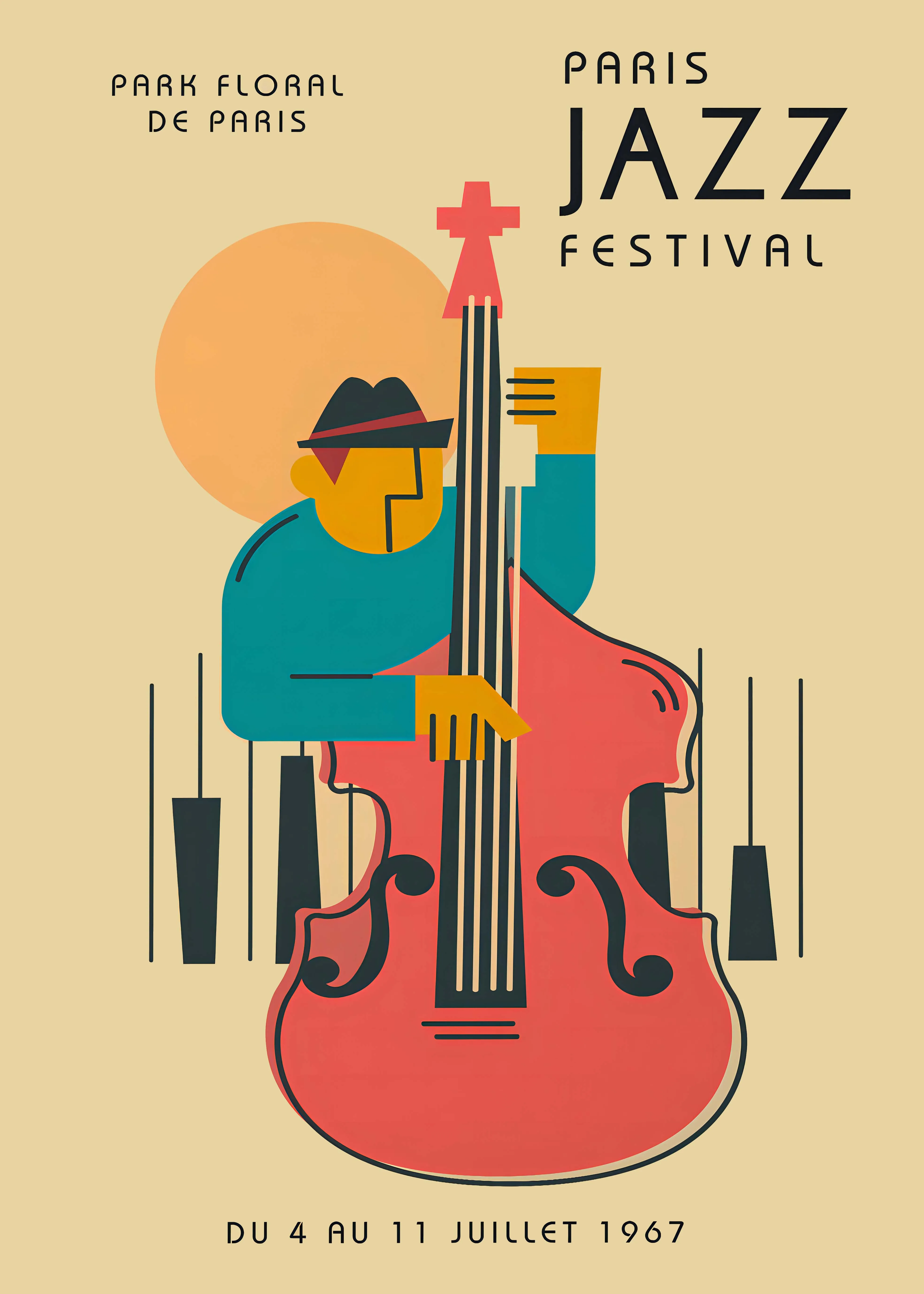 

Картина на холсте FajerminArt Jazz Music Poster