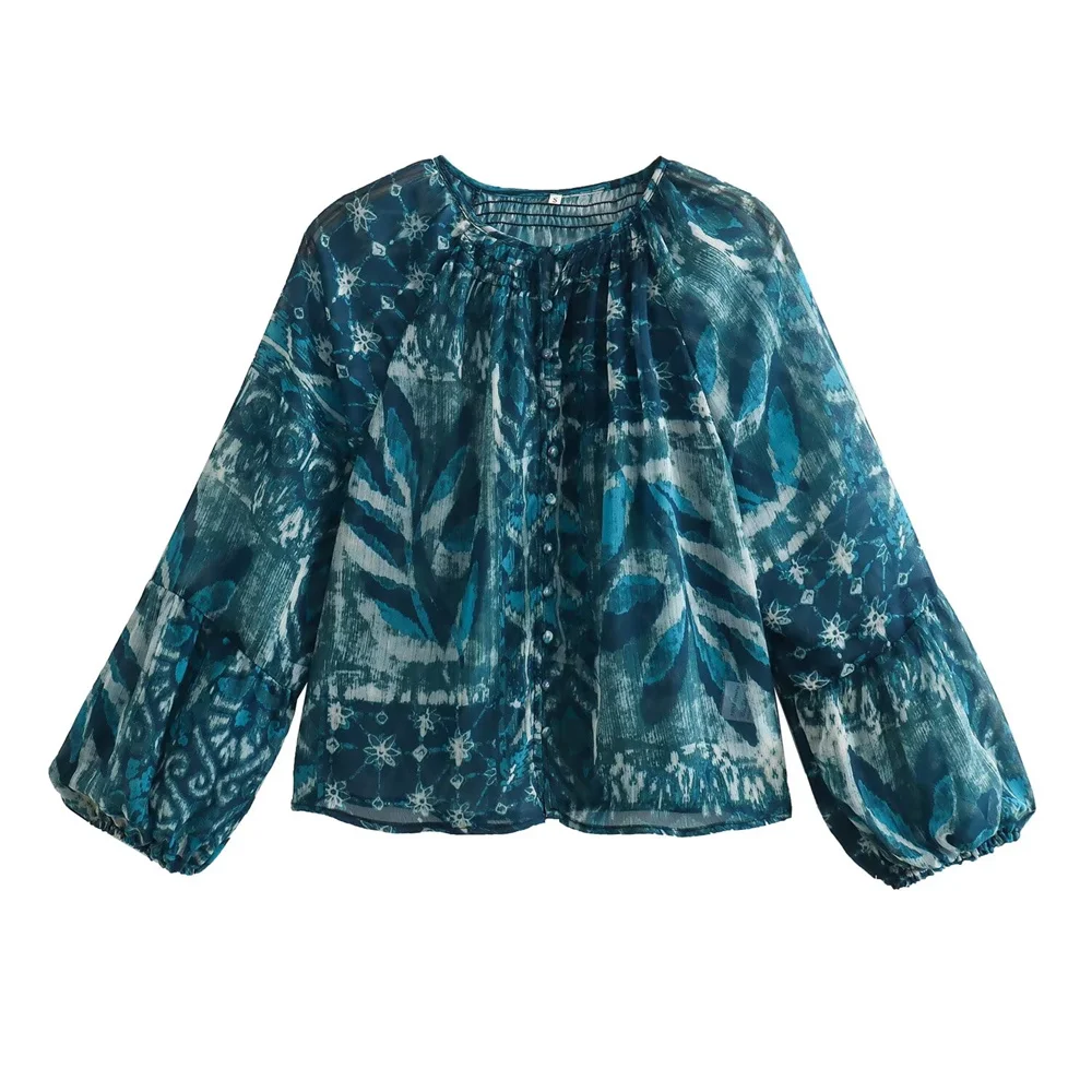 Женский Повседневный комплект Taop &amp Za свободная рубашка с круглым вырезом и юбка