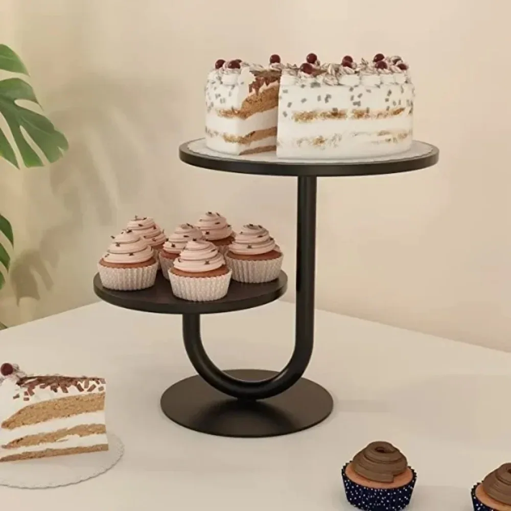 Подставка для торта золотистая диагональю 10/8 дюйма вечеринок свадеб дней