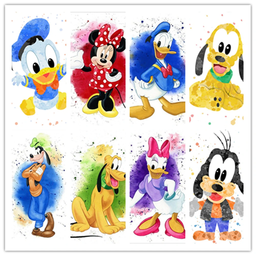 

Набор для алмазной живописи «сделай сам», набор для рисования из мультфильмов диснеевских животных, Женская мозаика, подарок для домашнего ...