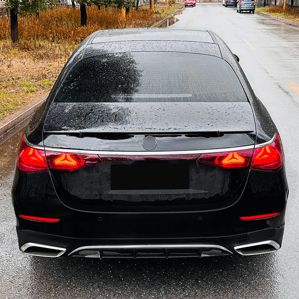 Для Mercedes-Benz E-Class W214 E260 E300 2024 + задний спойлер багажника дефлектор воздуха для губ