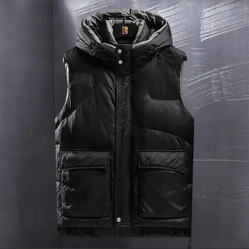Осенне-зимняя трендовая мужская пуховая куртка в Корейском стиле теплая