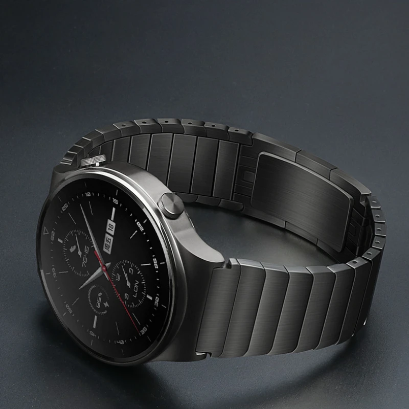 Фото Металлический ремешок 22 мм для часов Huawei GT2/3 Pro 46 мм, Amazfit GTR 2e 4/3 Pro, высококачественный деловой браслет для Samsung Gear S3 Frontier №3