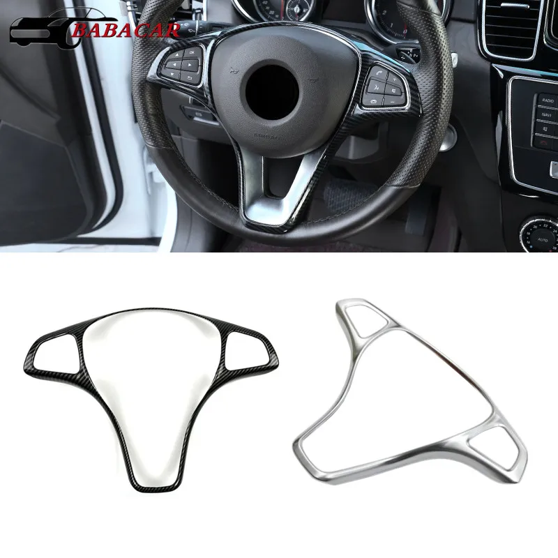 

For Mercedes Benz A B C E GLA CLA GLC GLS GLE V Class W176 W246 W205 W213 X156 W117 C117 X253 W447 Car Steering Wheel Frame Trim