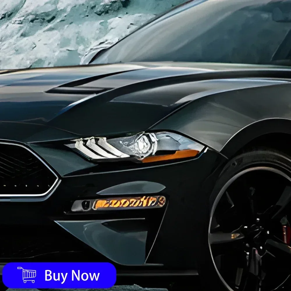 Для Ford Mustang 2018-2023 автомобильные передние фонари светодиодные фары в сборе