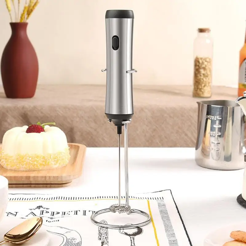 Electric Frothier Coffee Mixer Blender With Lithium Battery Multipurpose Beater For Stirring Whisky Coffee Cappuccino Cream Egg