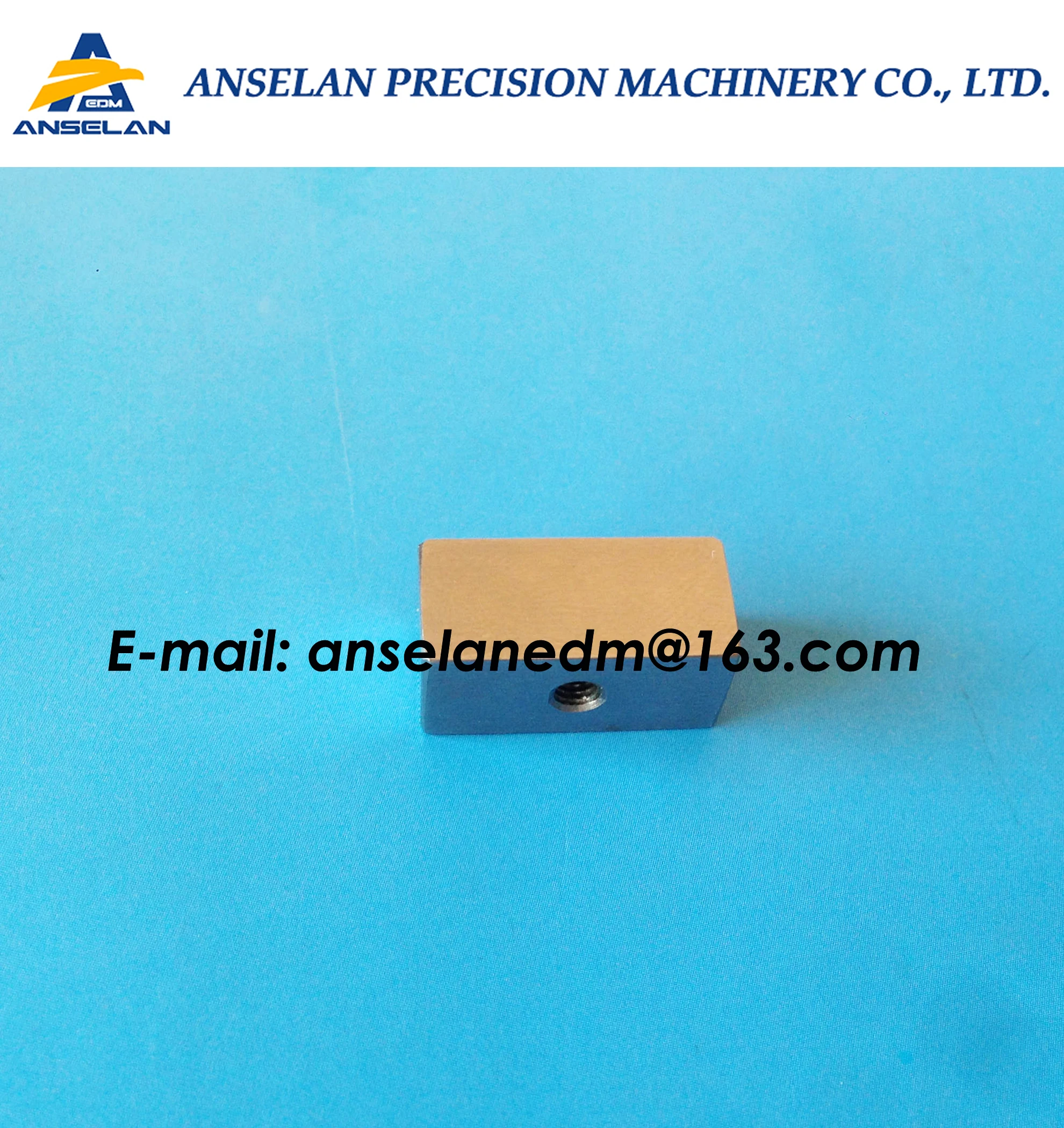 3110031 edm Lower Electrode 9x8.5x18mm, Lower Block (SQUARE PLATE) H47190E,SLC400G,CW502226E for AQ400,AQ600,SL400,SL600,AG360