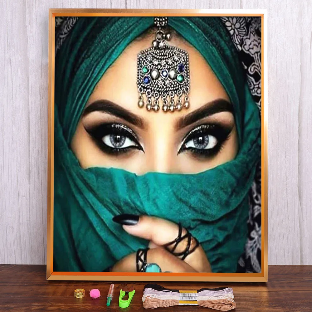 

Buddhism Printed Water-Soluble Canvas 11CT Cross-Stitch Kit Embroidery DMC Threads Craft Sewing Hobby Needlework Adults