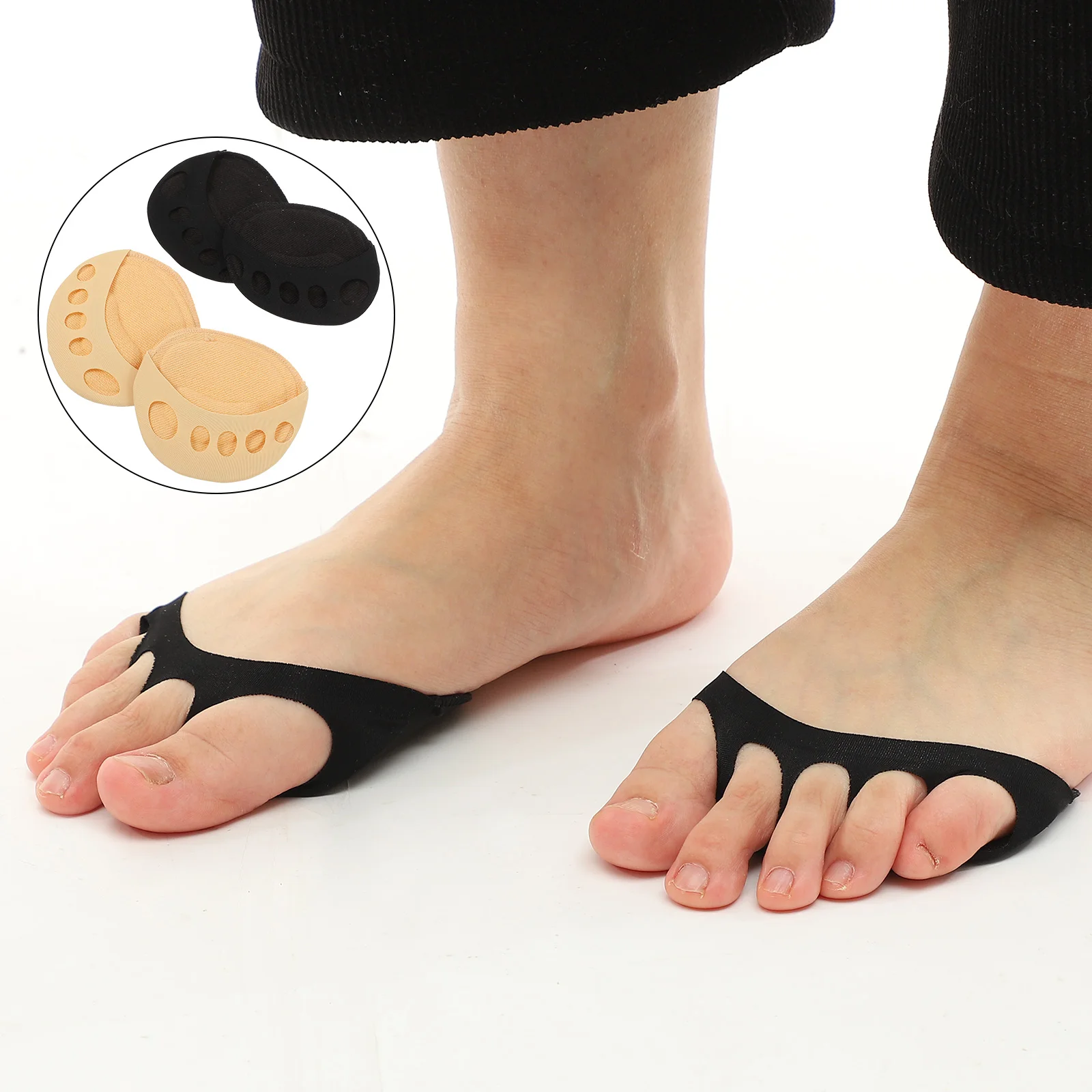 

2 пары, женские накладки на переднюю часть стопы