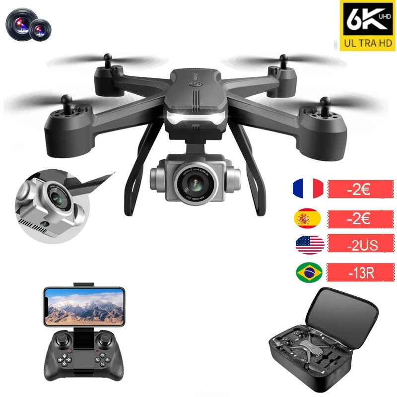 

V14 Drone 4K 6K Professional High Definition Wide Angle Camera 1080P WiFi Drone Dual Camera Height Keeping Drones Camera