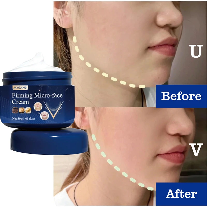 V-Shape Face Slimming Cream Lift Up V Double Chin Cheek Slimming Firming Anti Wrinkle Reshape Face Counter Skin Care Cosmetics