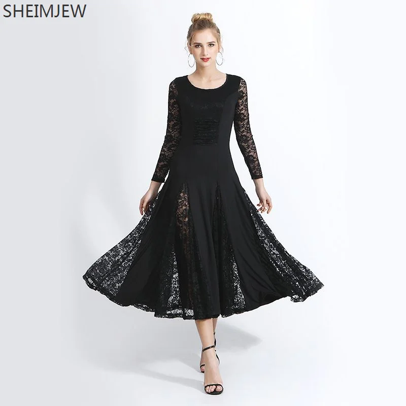 Новинка современное танцевальное платье для вальса костюм бальных танцев