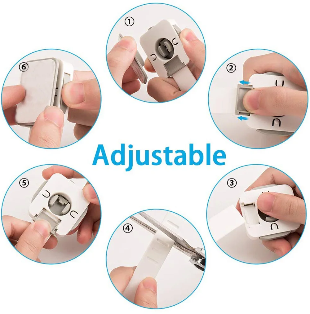 10 шт. блокираторы для дверей шкафов и ящиков