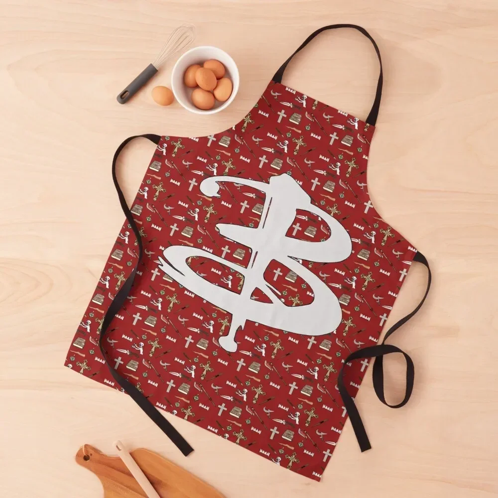 Фартук с рисунком баффи милые кухонные аксессуары фартук для кухонного