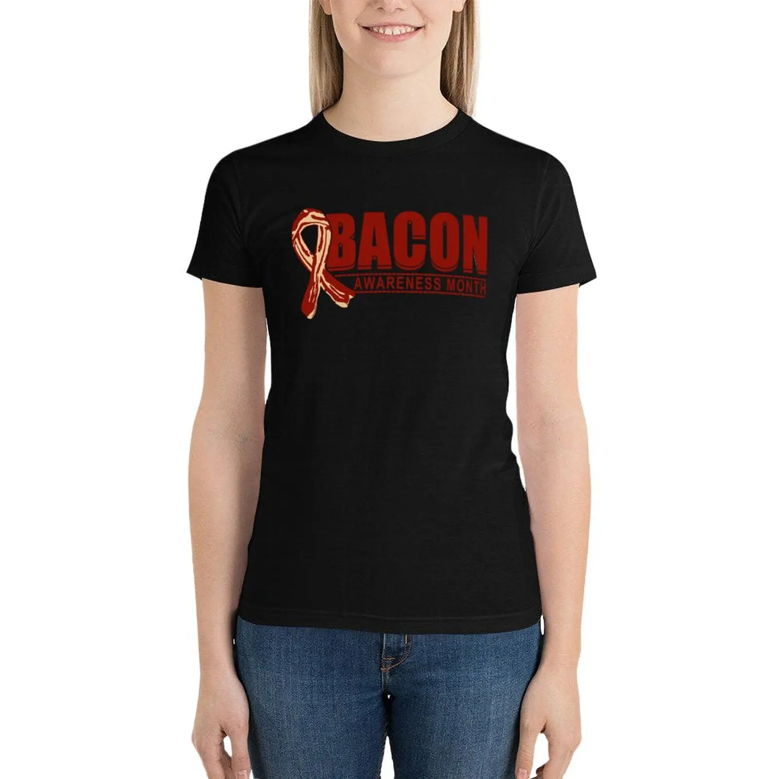 Месяц осведомленности о беконе для любого влюбленного свиньи! Футболка с