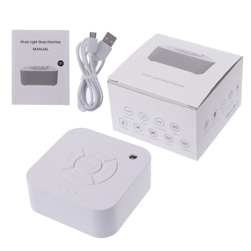 

White Noise Machine USB Rechargeable Timed Shutdown Sleep Sound Machine For Sleeping & Relaxation For Baby Adult Dropshipping