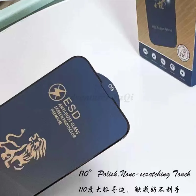 Kup Dla IPhone 14 Szkło 10 Sztuk Hurtownie Lion King ESD Hartowane Screen Protector 13 12 11 Pro Max X XS XR 6 7 8 Anti-kurz Pełny Klej Tanie Dla IPhone 14 Szkło 10 Sztuk Hurtownie Lion King ESD Hartowane Screen Protector 13 12 11 Pro Max X XS XR 6 7 8 Anti-kurz Pełny Klej