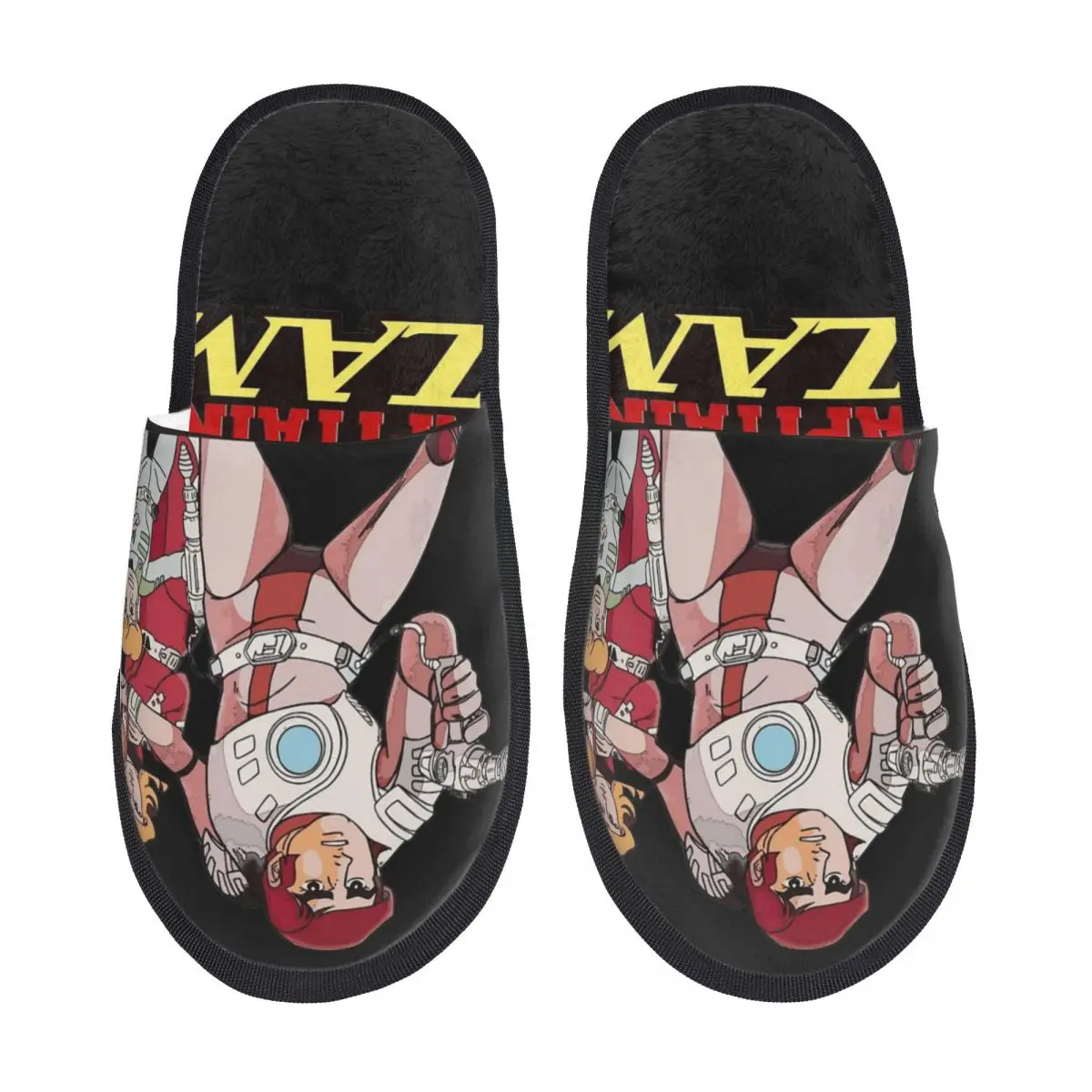 Зимние домашние хлопковые тапочки Captain Flam Future Merch меховые сланцы для гостиной