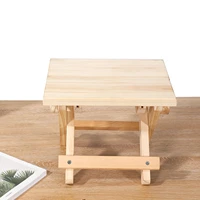 folding step stool benchwooden square folding side table patio folding plant side table small table all purpose use and