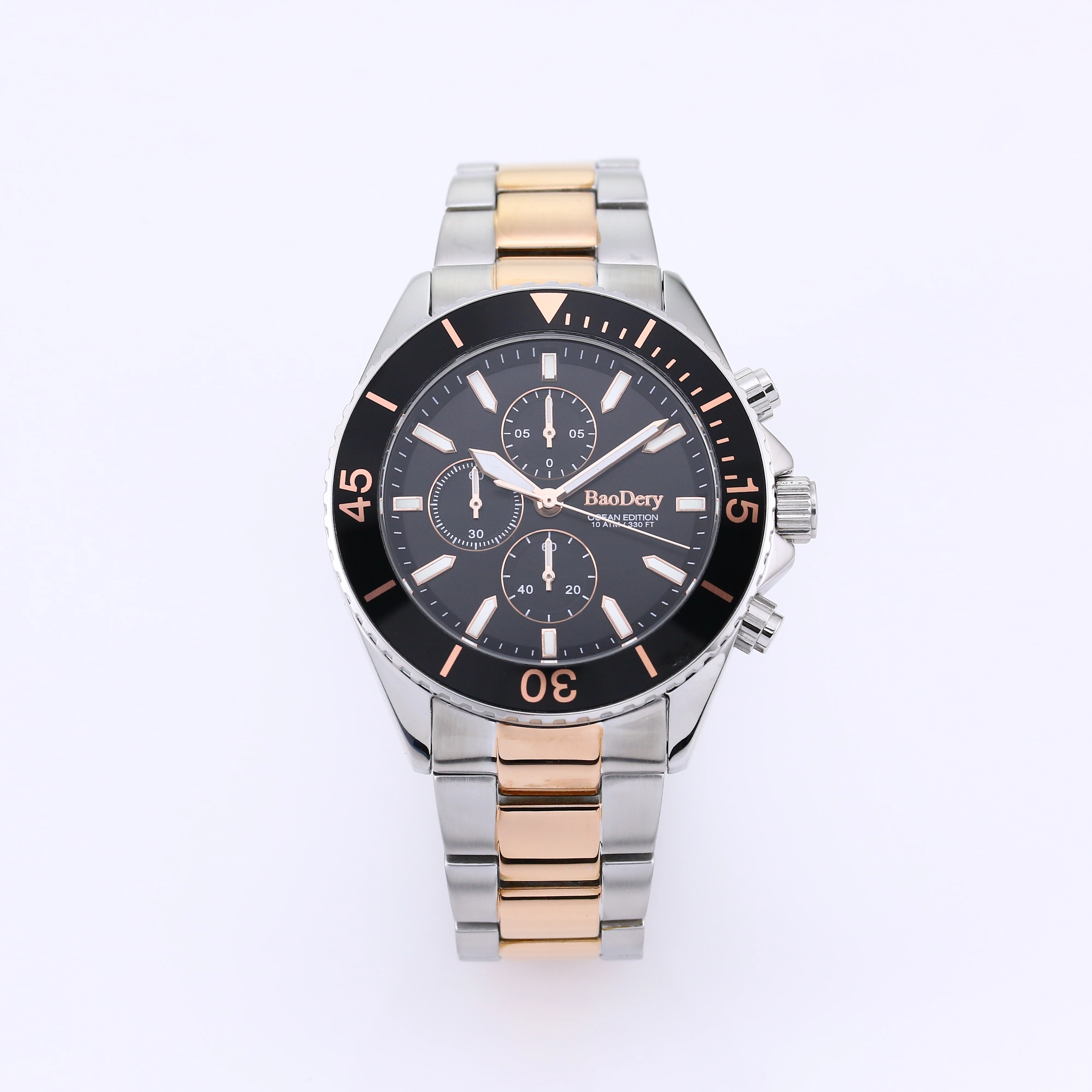 BaoDery 46 мм циферблат кварцевый