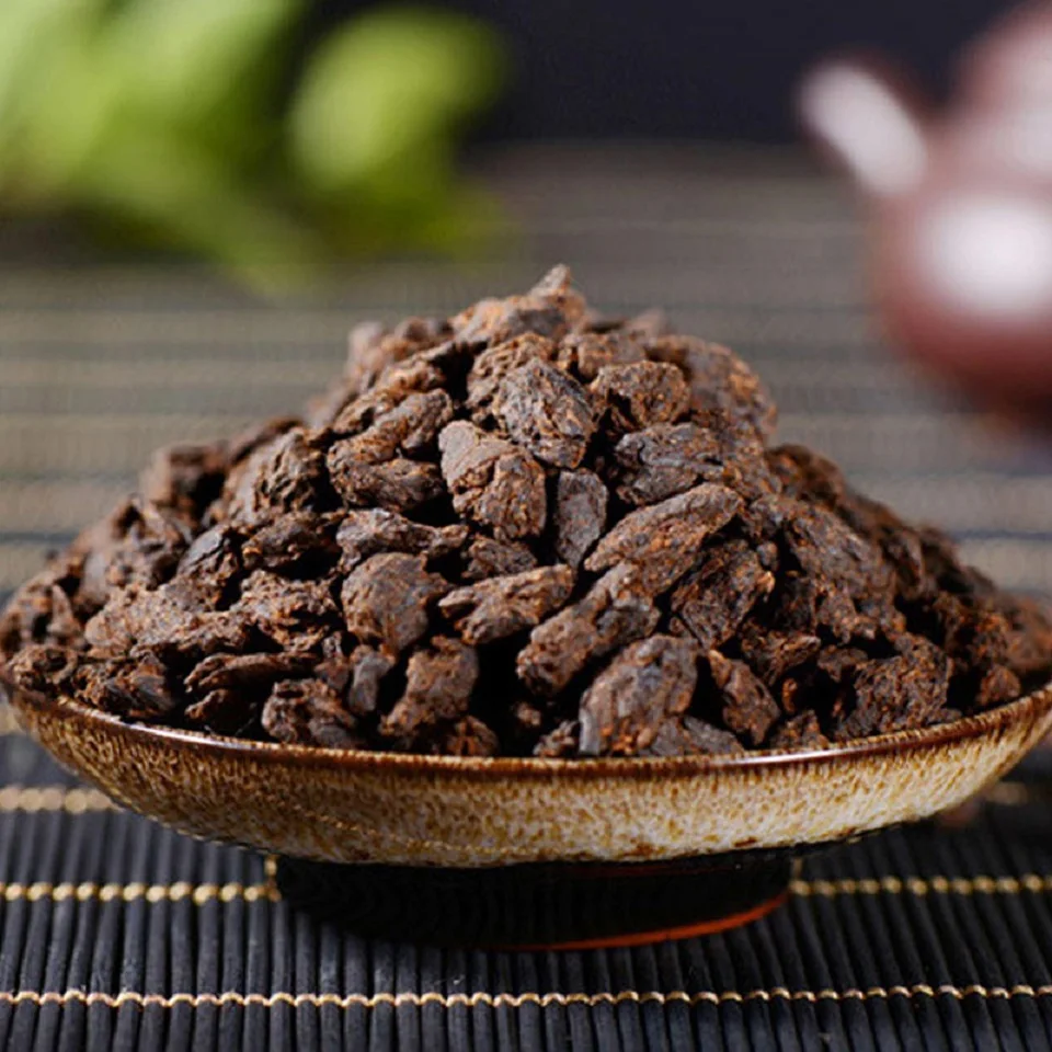 

Chinese Yunnan Old Ripe China Tea Health Care Pu'er Tea Brick For Weight Lose Tea 250g Free Shipping