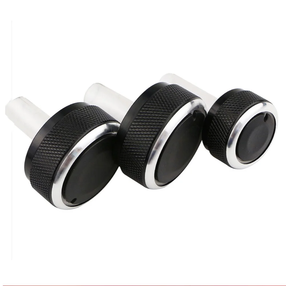 3 шт., ручка кондиционера автомобиля, ручка переменного тока, кнопка управления теплом для Volkswagen VW GOLF 4 MK4 Passat B5 Bora, аксессуары