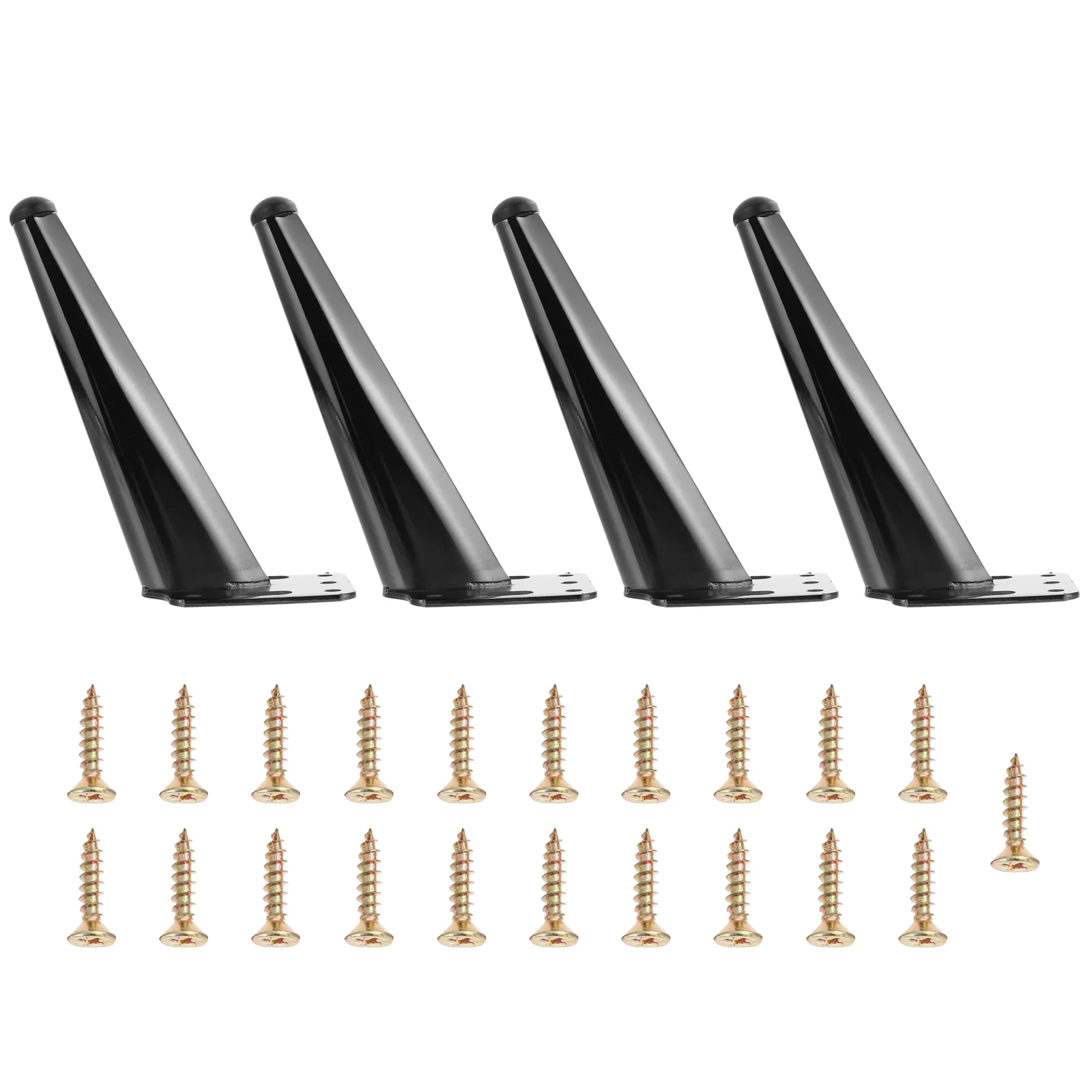

4pcs Iron Table Feet Metal Furniture Feet Cabinet Supports Legs Sofa Legs