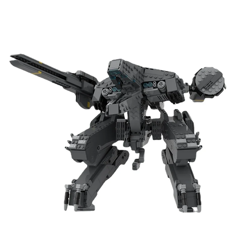 

MOC Metal Mech Geared Solids Rexs Robots Model Set Building Blocks Kits Game Action Figures Assemble Bricks Toys Children Gift