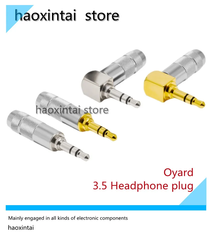 1pcs Japan's Oyaide Oyade 3.5mm pair recording line 3-section headphone plug gold-plated fever-grade licensed genuine