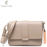 sc brand minimalist style women genuine leather flap shoulder bags fashion daily messenger ladies work handbags crossbody purse