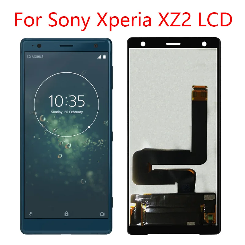 ЖК-дисплей 5,7 дюйма для Sony Xperia XZ2, сенсорный экран с дигитайзером для Sony XZ2, ЖК-экран H8296, H8216, H8266, дисплей