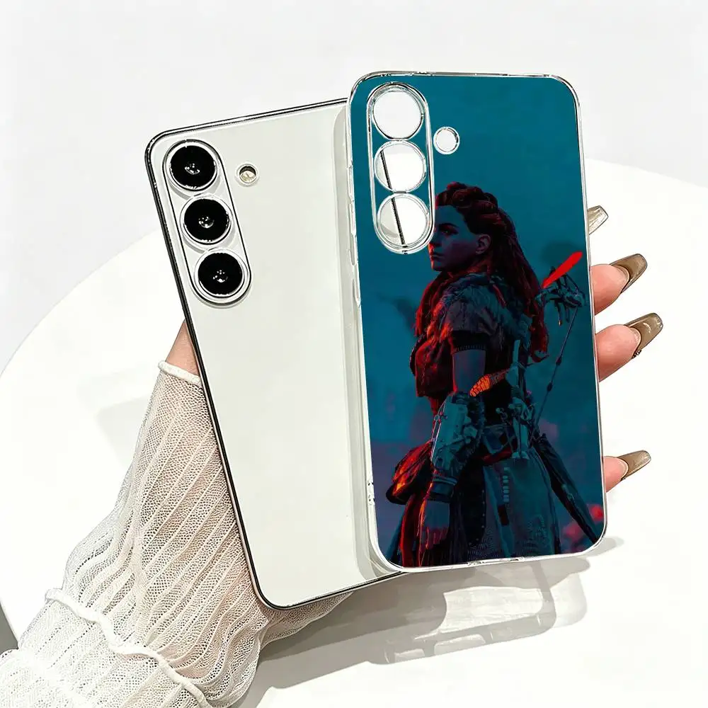 Фото Чехол для телефона H-Horizon Zero Dawn Aloy Game для Samsung A10,12,20,21S,30,31,40,50,51,52,70,71, прозрачный чехол №4