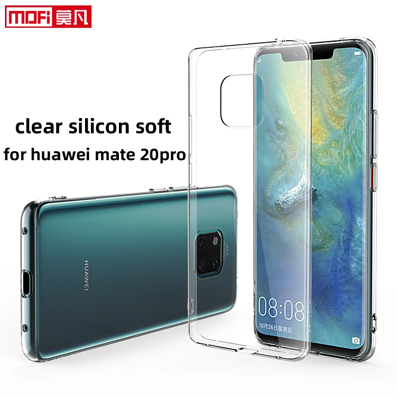 

clear case for huawei mate 20pro case huawei mate 20 pro cover tpu transparen back soft silicon ultra thin funda Mofi coque case