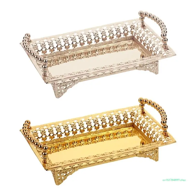

European Light Luxury Fruit Plate Cake Dried Fruit Decorative Tray