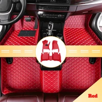 custom car floor mats for most cars model full covered leather carpet interior parts car accessories 7 seat