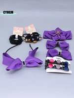 wholesale new fashion hair clip hair ties set elastic hair band girls hair rubber band hair accessories for women k08 3
