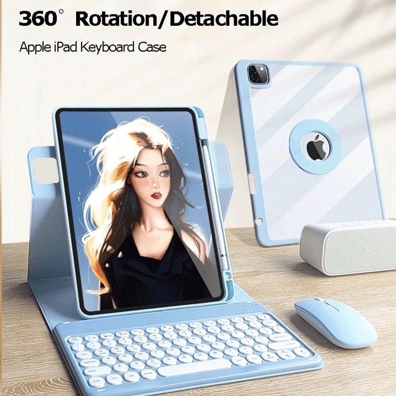 

Съемная фотовспышка с клавиатурой для iPad Pro 11 2022 10,5 Air 5 Air 4 10,9 10